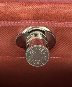 Alternative view of Hermes Herbag 31 Rouge H, Ebene, Rouge Sellier, Black/ Toile Militaire, Vacher Hunter